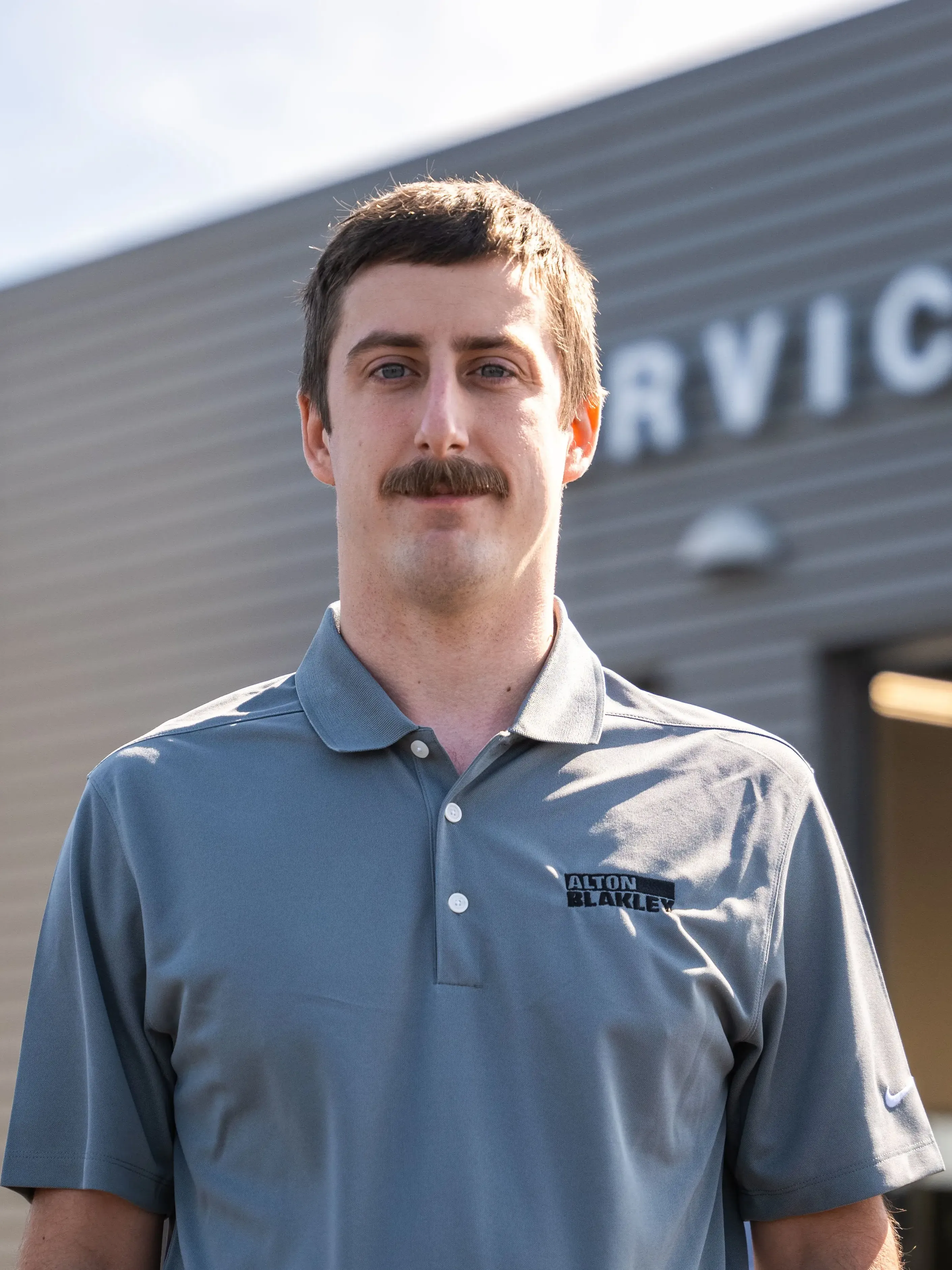 Service Advisor Cody Terrell in Service at Alton Blakley Ford