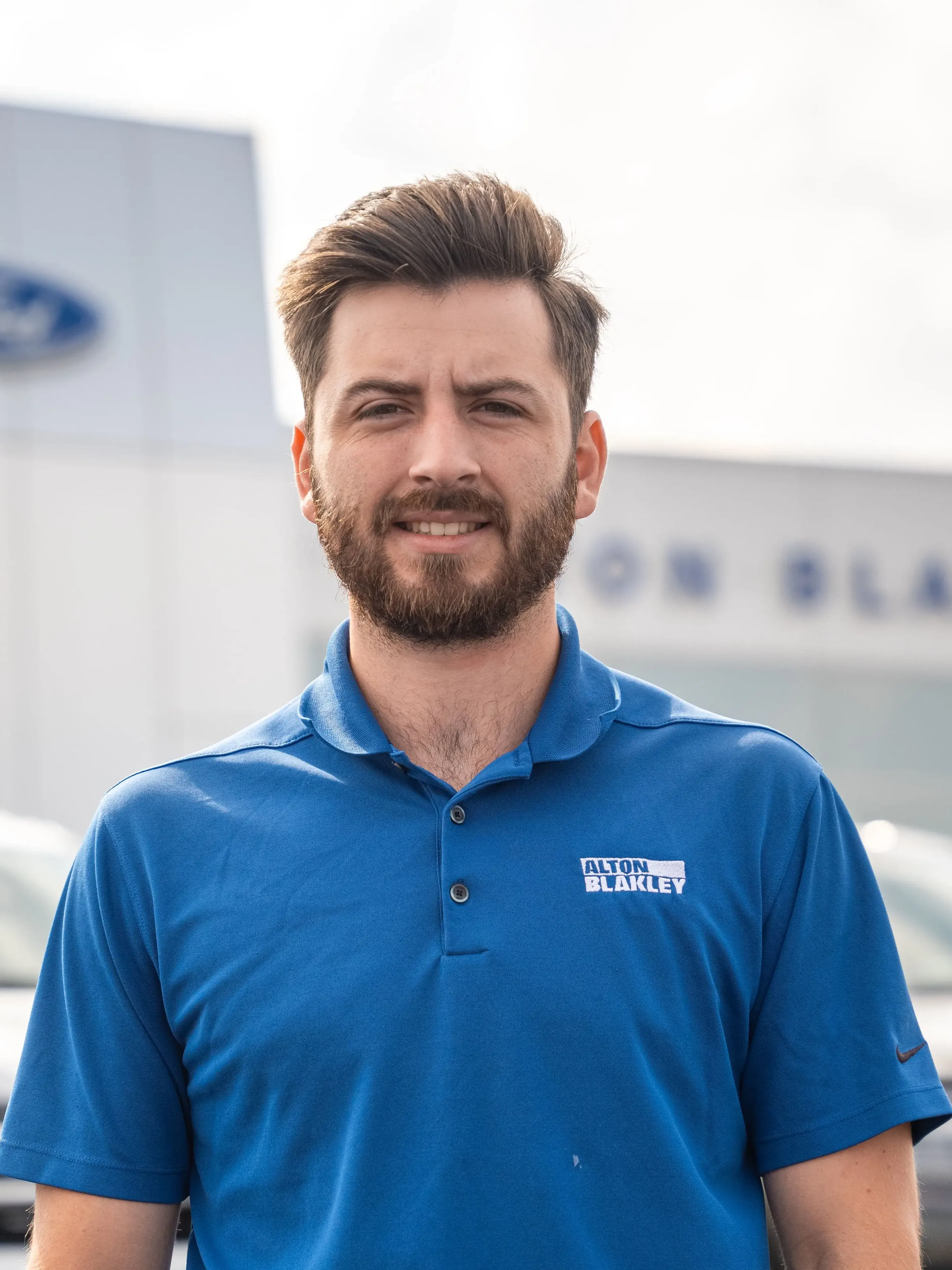 Service Advisor Andrew Chance in Service at Alton Blakley Ford