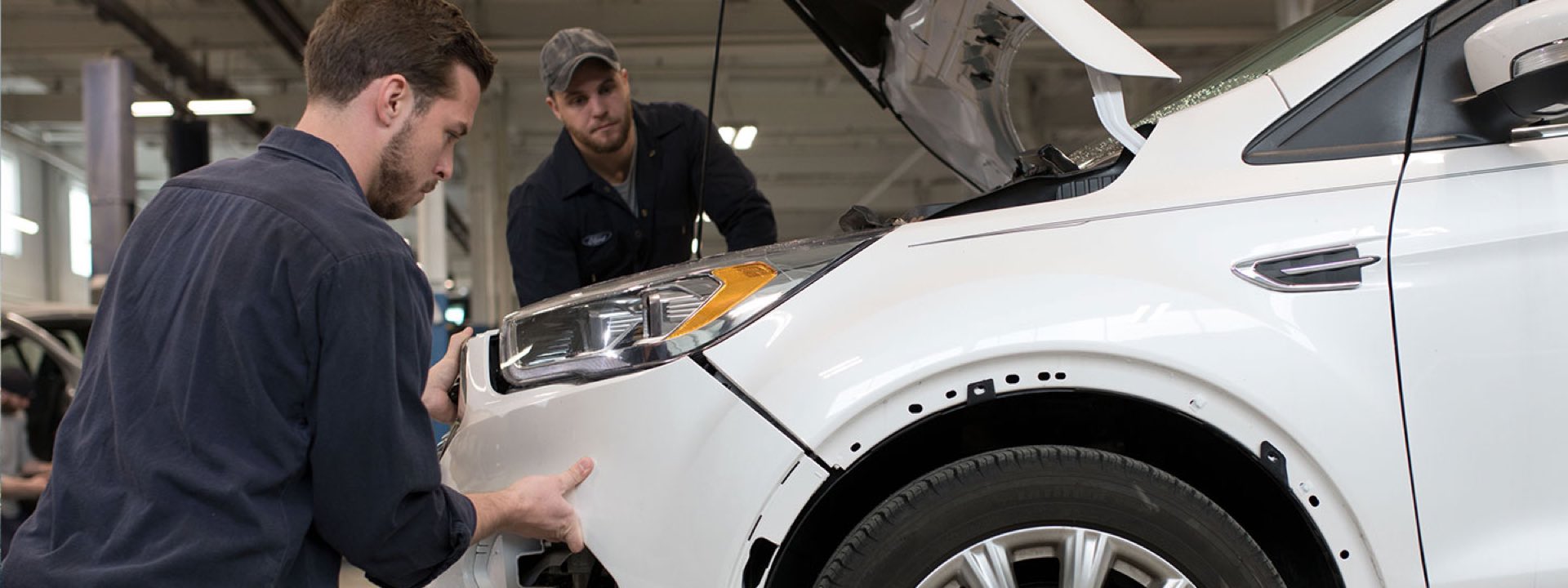 Alton Blakley Collision Center shop floor