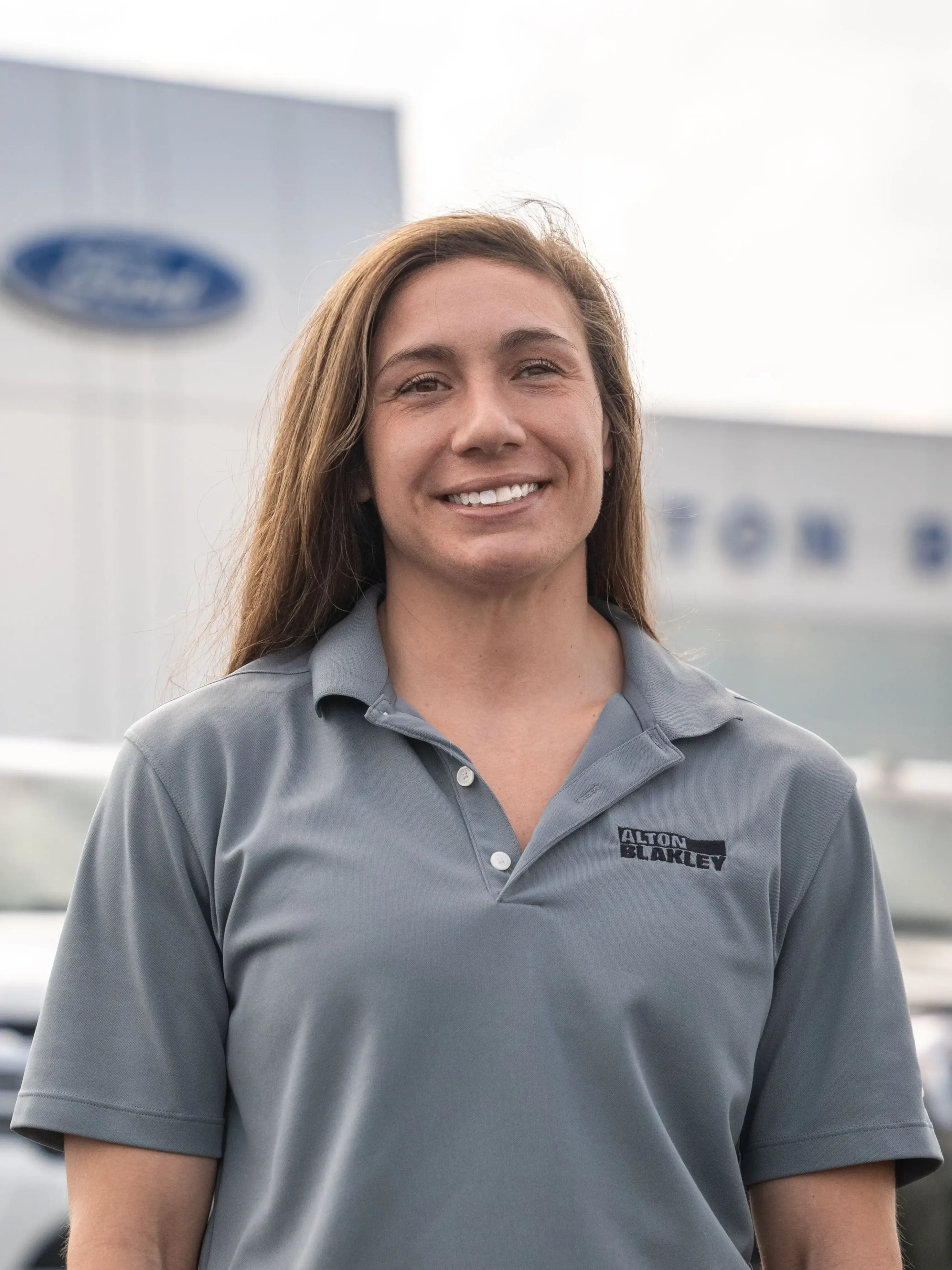 Service Advisor Amanda Delfini in Service at Alton Blakley Ford