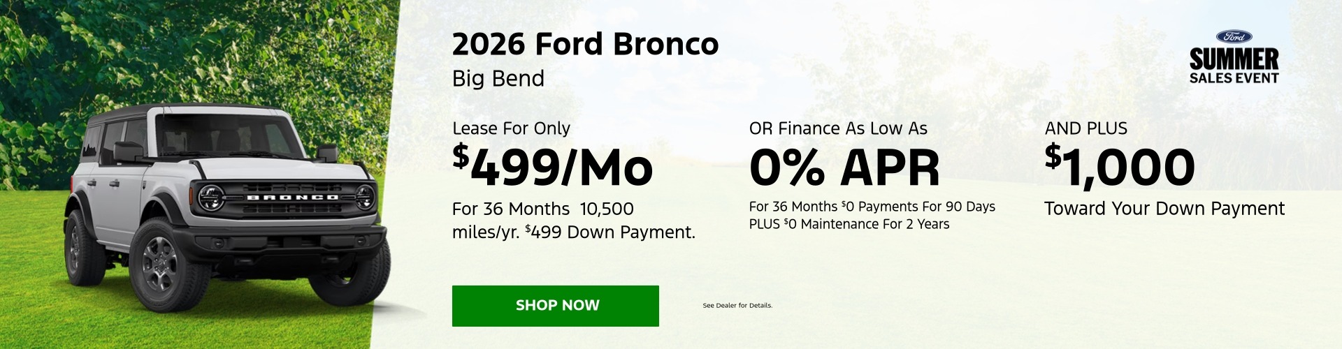 July Bronco