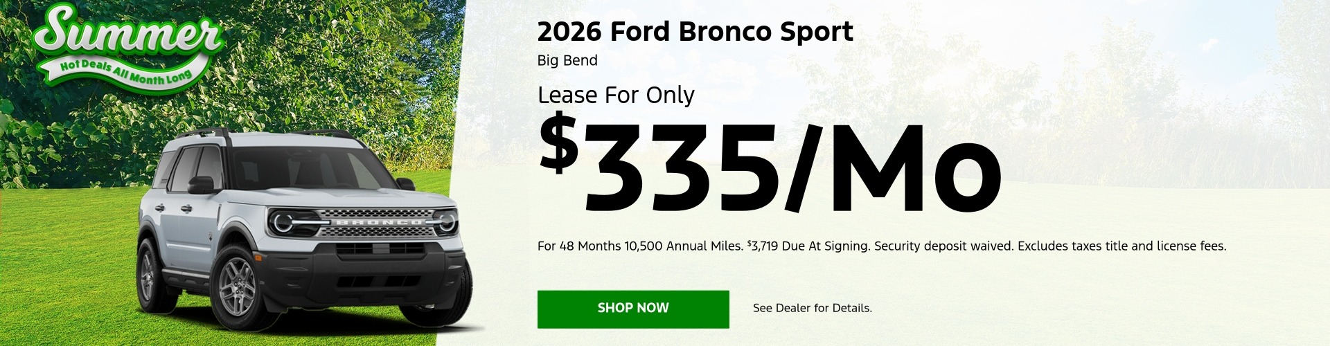 June Bronco Sport