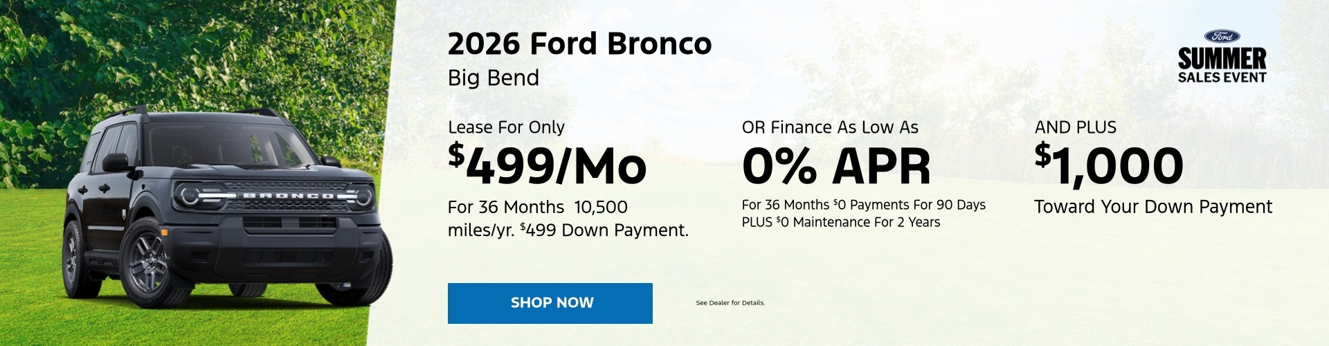July Bronco