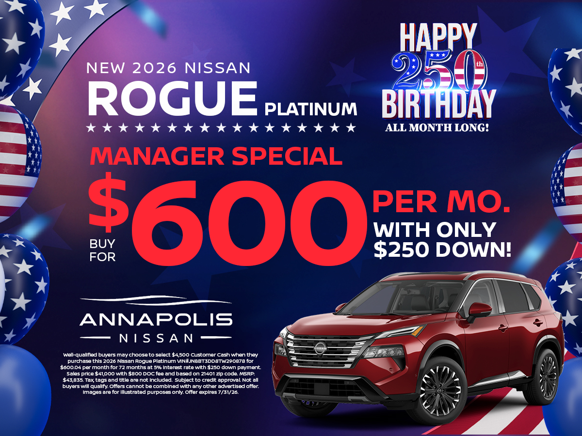 Special offer on 2026 Nissan Sentra Get a new Nissan Rogue!
