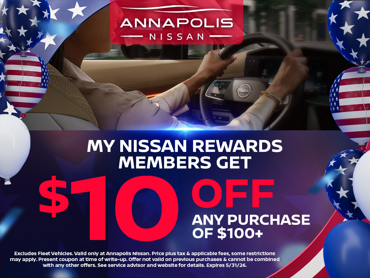 Coupon for My Nissan Rewards Members get $ 10 Off Any Purchase over $100+