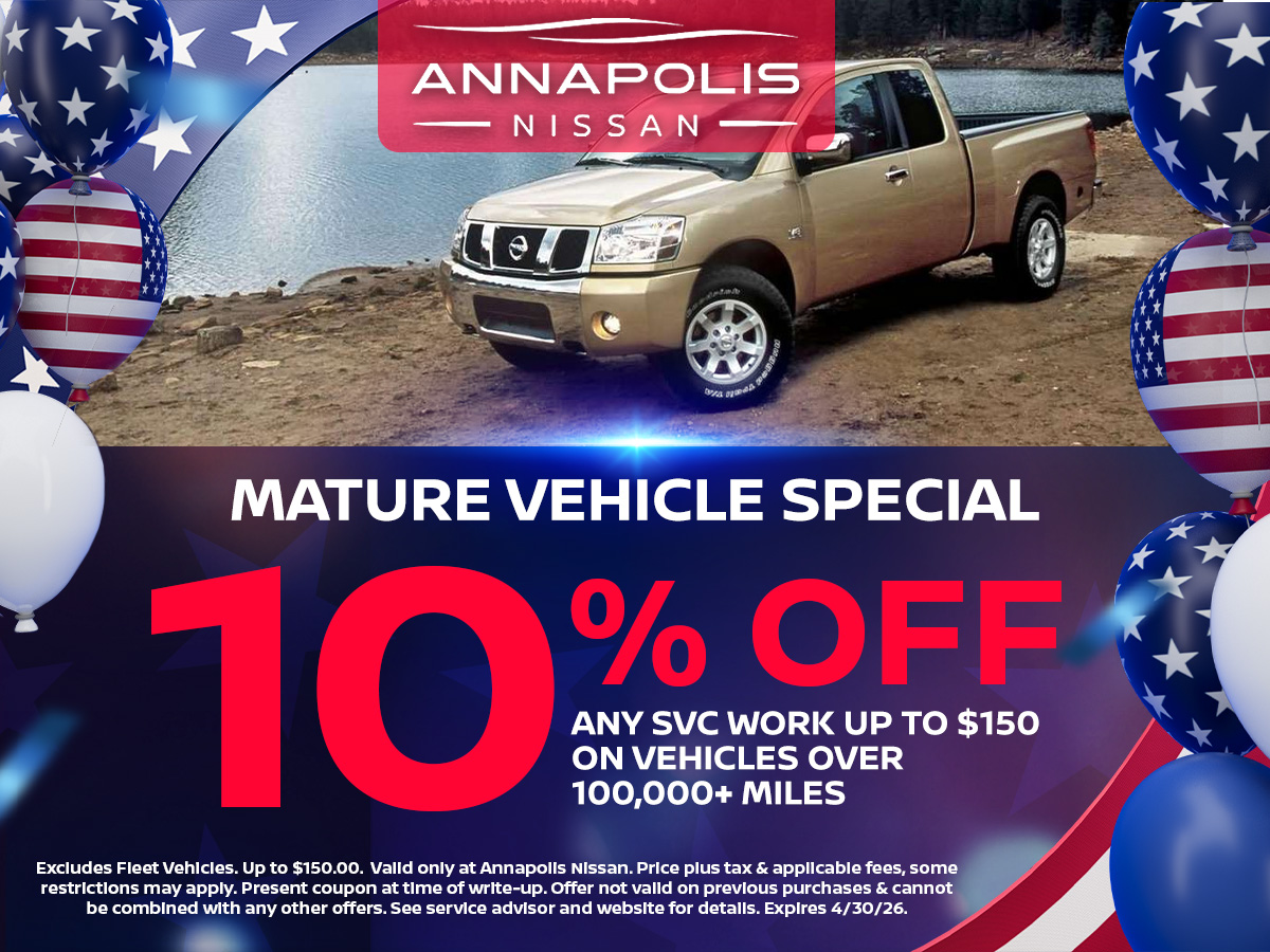 Coupon for Mature vehicle Special 
