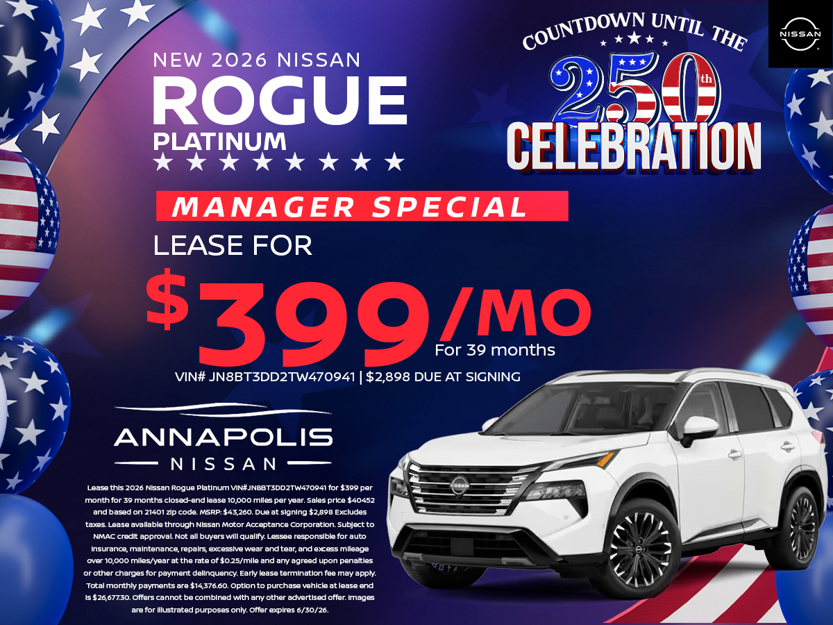 Special offer on 2026 Nissan Sentra Get a new Nissan Rogue!