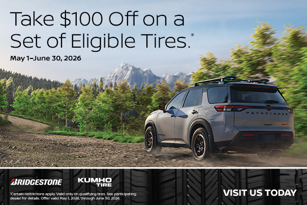 Coupon for Save $100 off a Set of Eligible Tire 