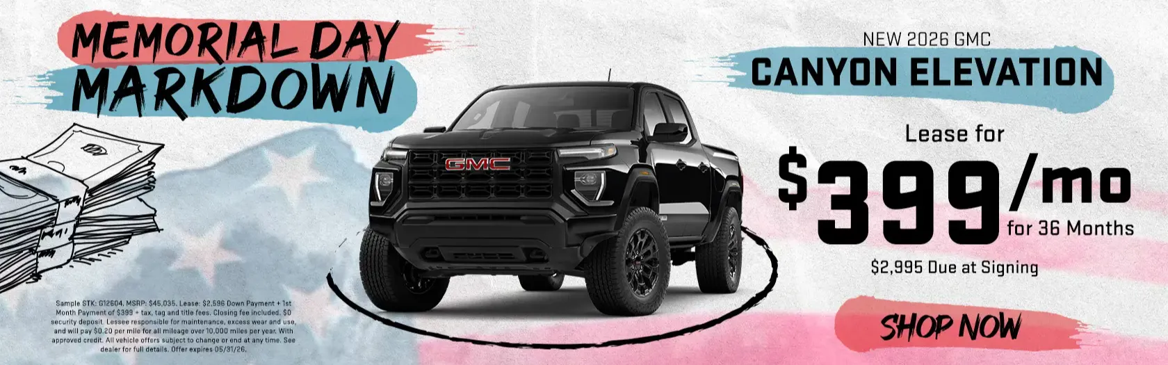 New 2026 GMC Canyon Special