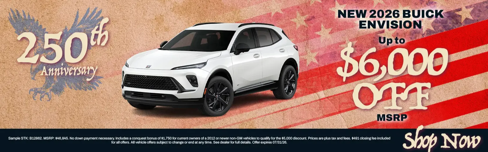 New 2026 Buick Envision Special
