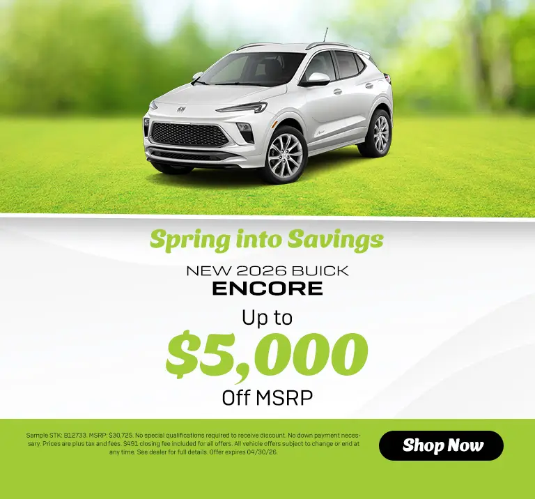 Special offer on 2026 Buick Encore GX 2026 Buick Encore Special