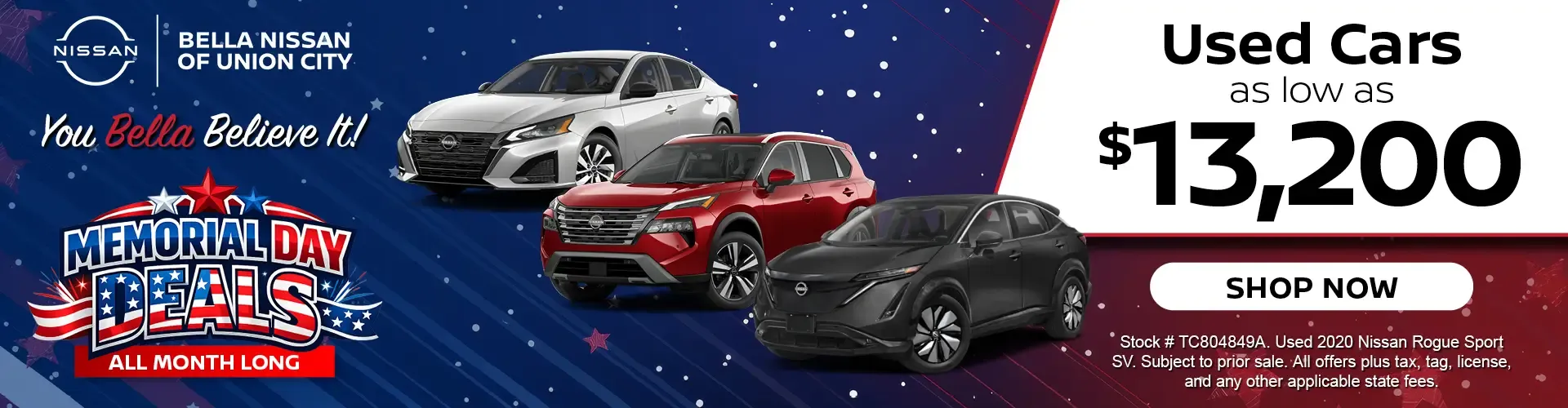 Used Cars As Low As $13,200