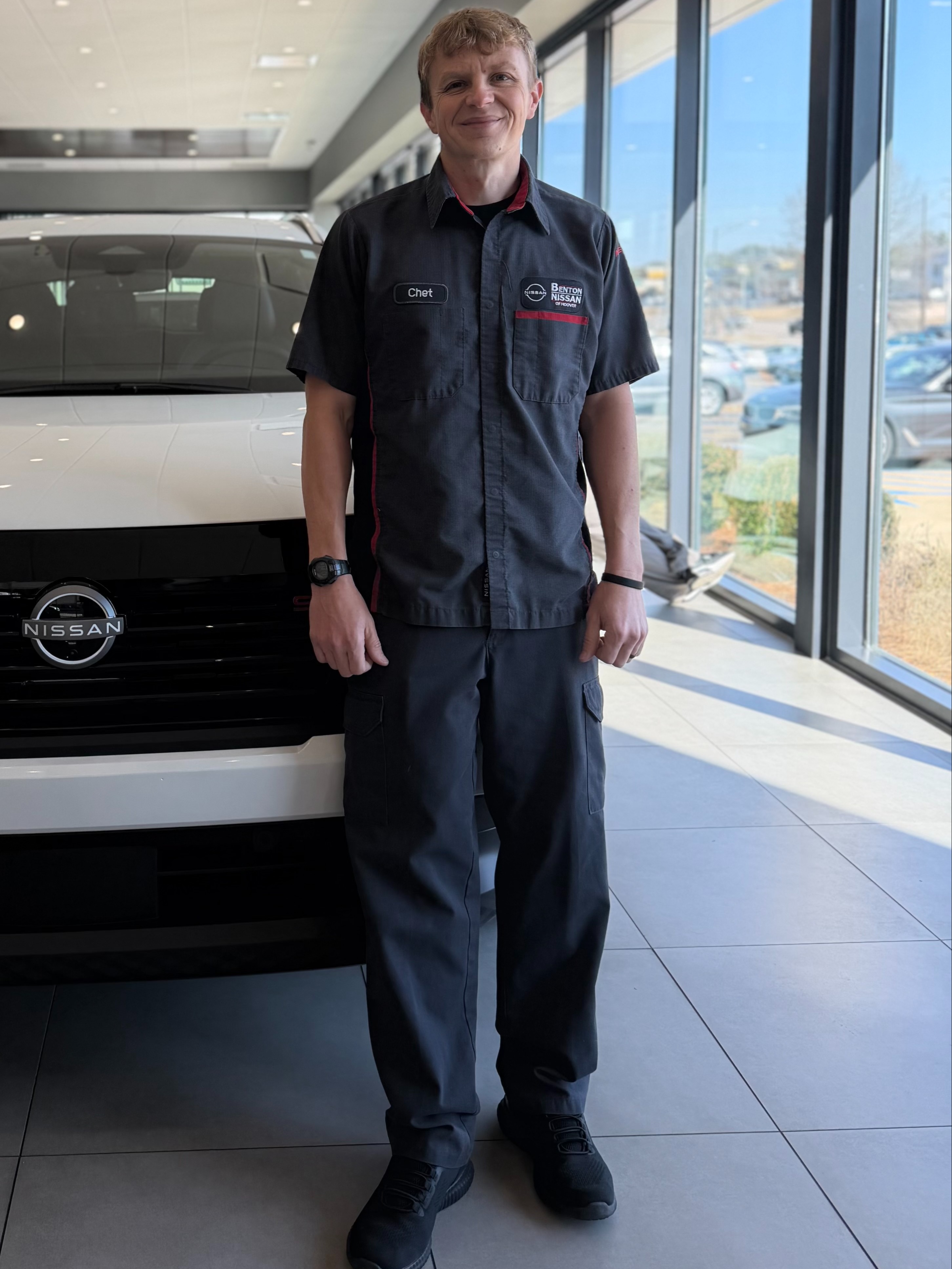 Shop Foreman/Senior Master Technician/EV & GTR Specialist Chet Putman in SERVICE at Benton Nissan of Hoover