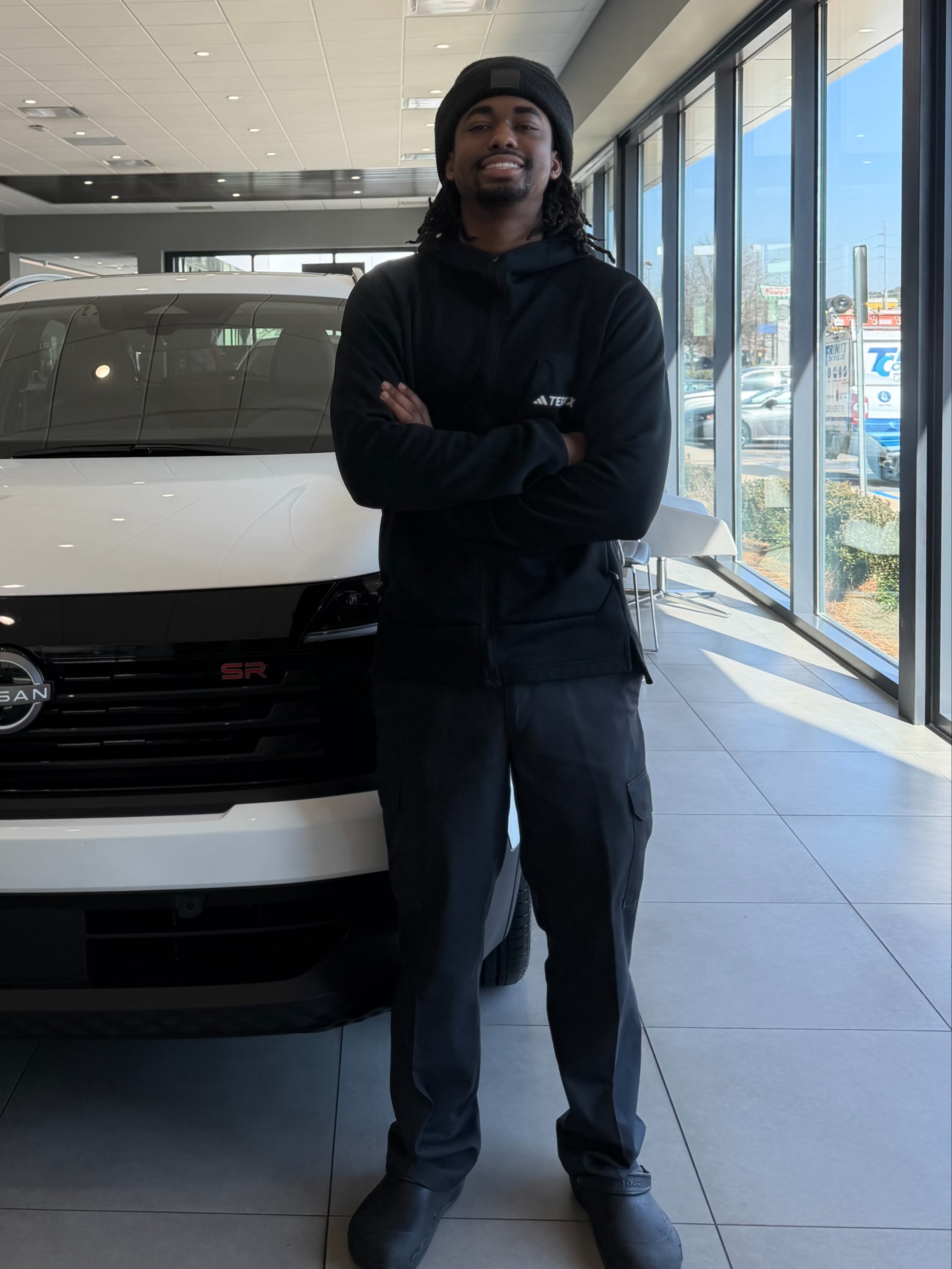 Express Technician Chauncey Holt in SERVICE at Benton Nissan of Hoover