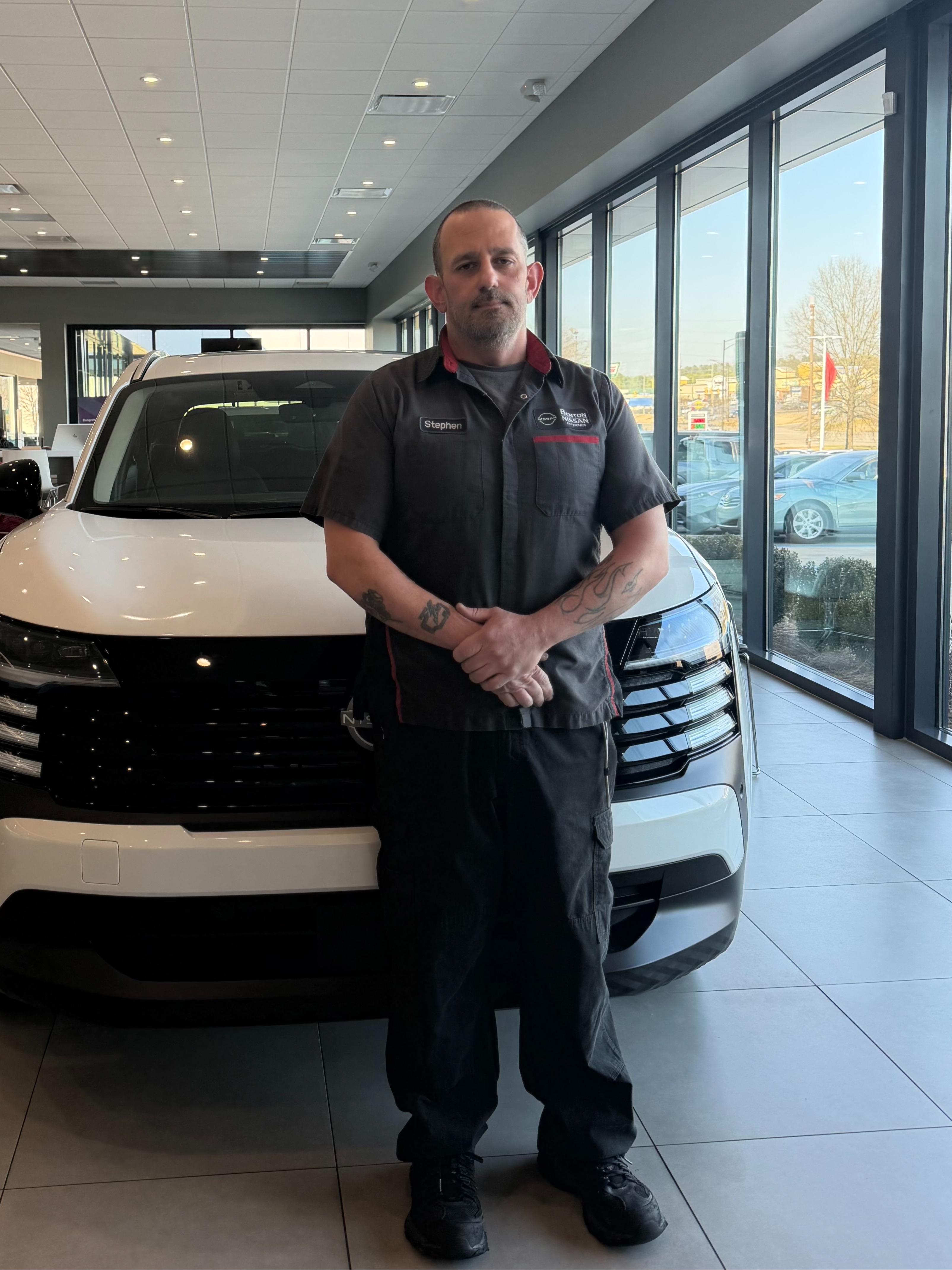 Senior Master Technician / Scope Specialist / EV & GTR Specialist Stephen Utley in SERVICE at Benton Nissan of Hoover