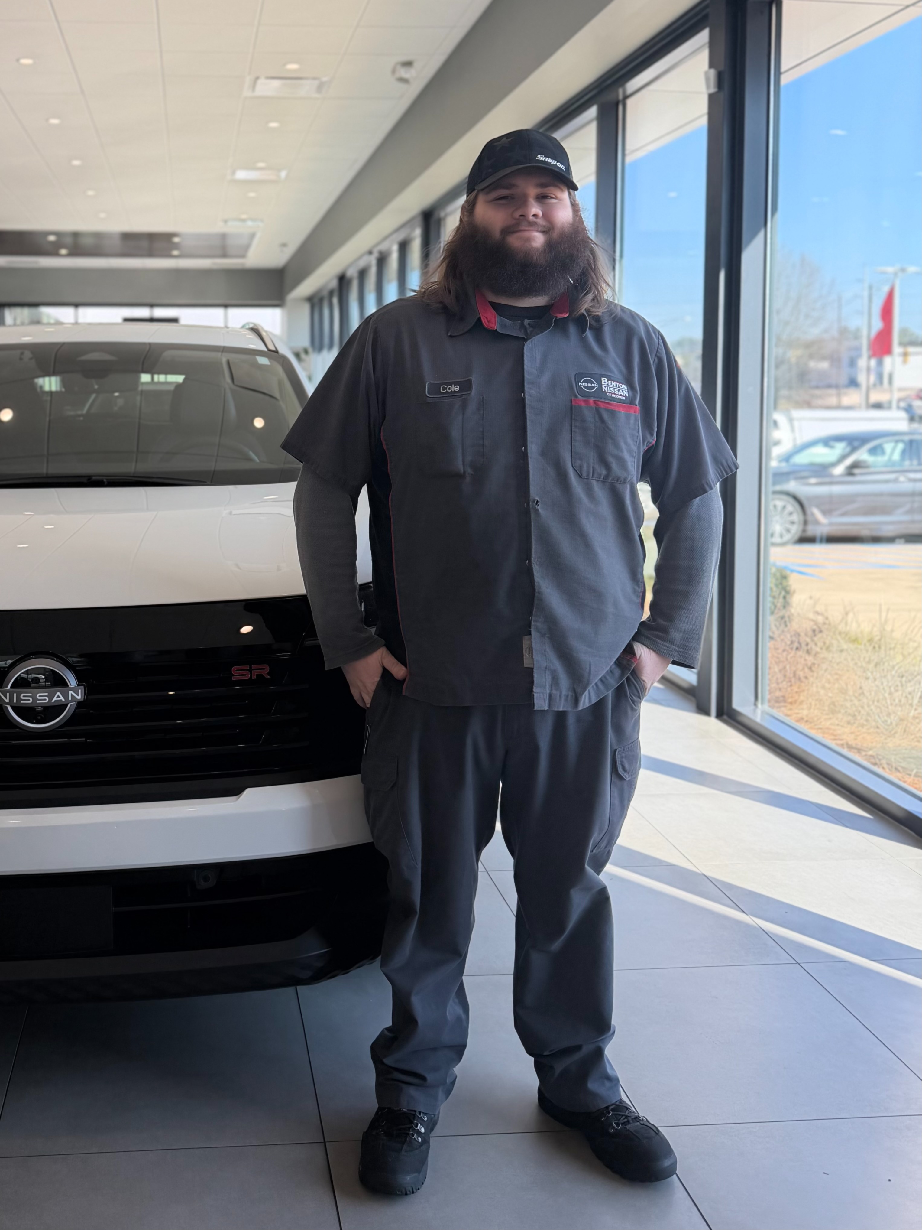 Master Technician / Powertrain Specialist Cole Atkins in SERVICE at Benton Nissan of Hoover