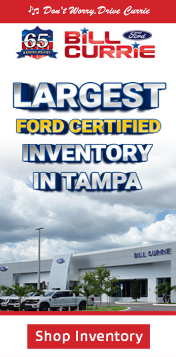 Bill Currie Ford largest Ford certified pre-owned inventory in Tampa