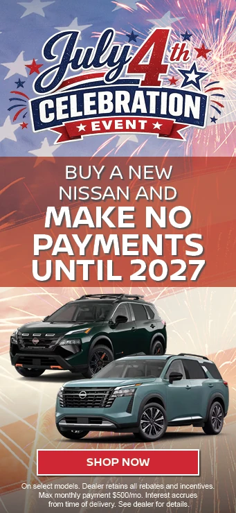 BUY A NEW NISSAN AND MAKE NO PAYMENTS UNTIL 2027