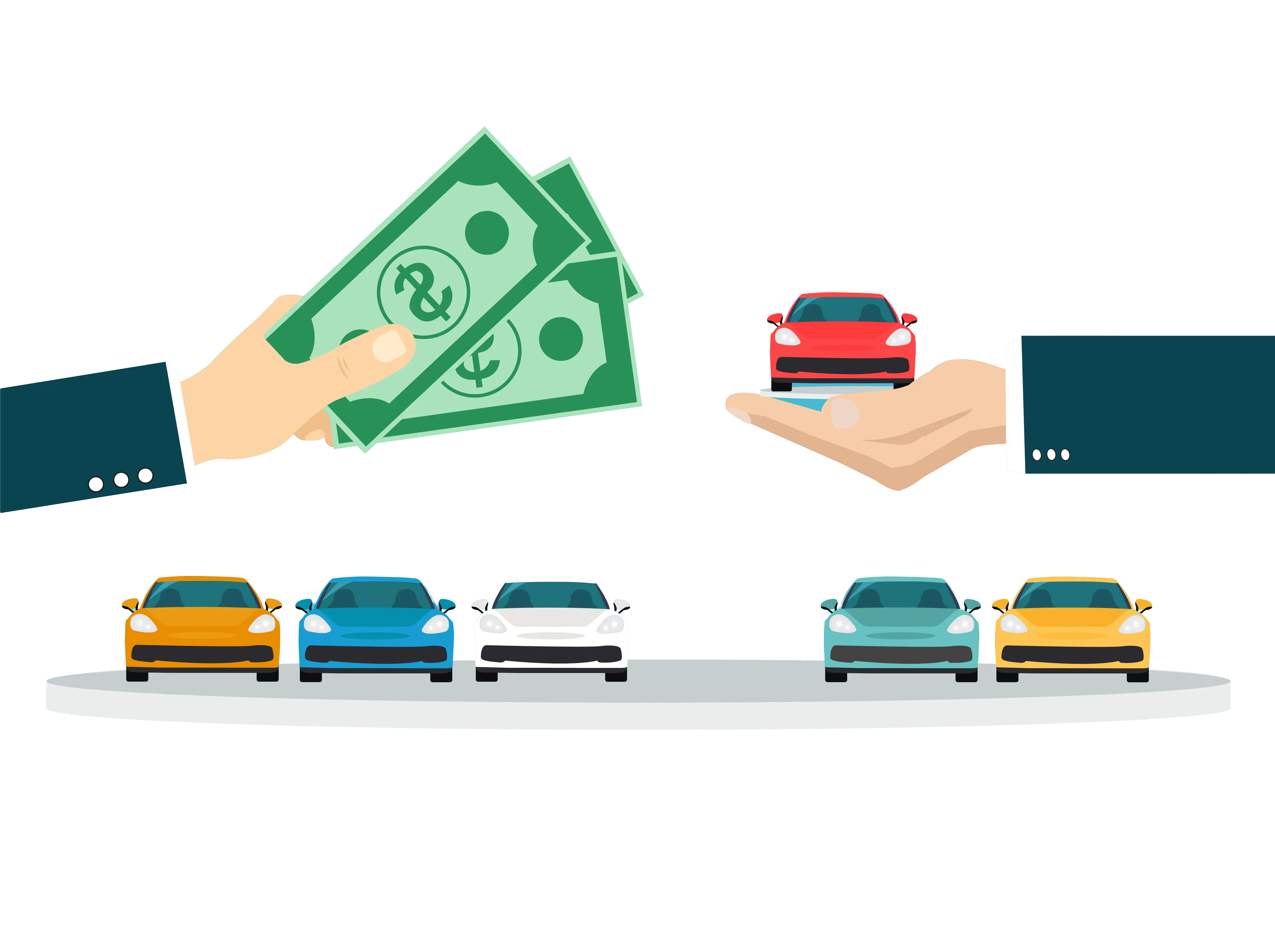 Cash for Cars illustration