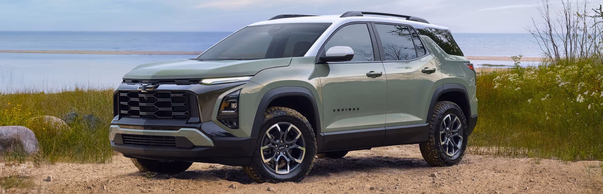 2025 Chevrolet Equinox parled by the beach