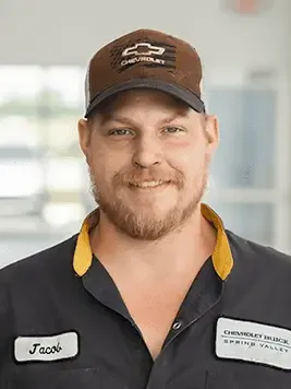 Certified Technician Jacob Kruckenberg in Service at Chevrolet of Spring Valley