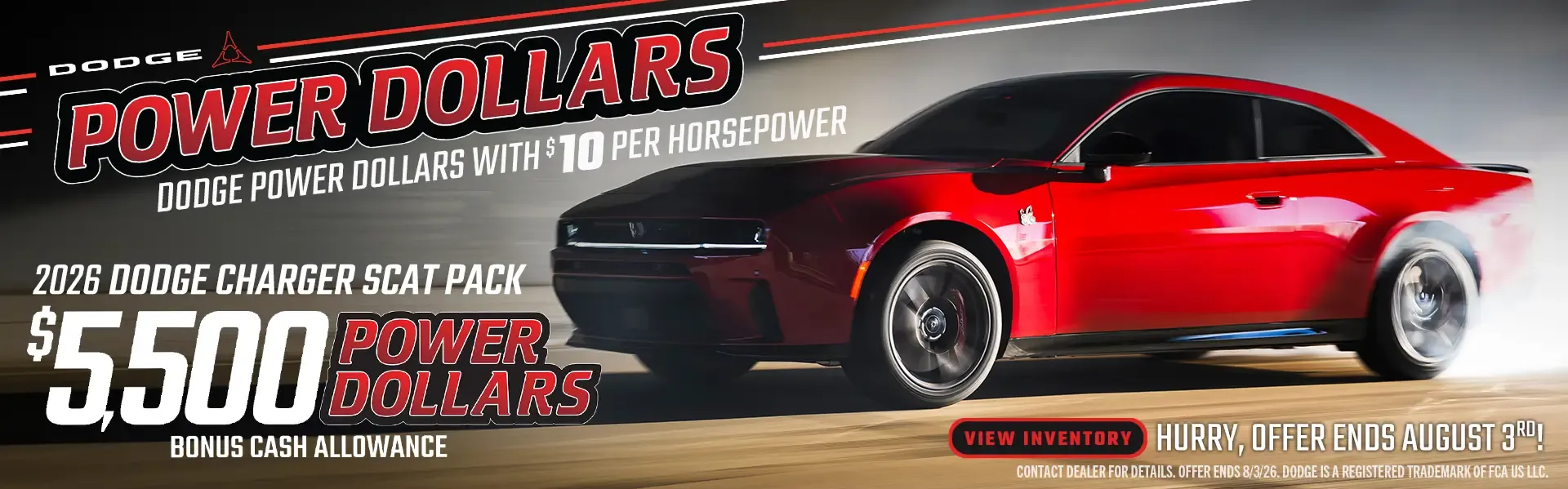 New 2026 Dodge Charger Special