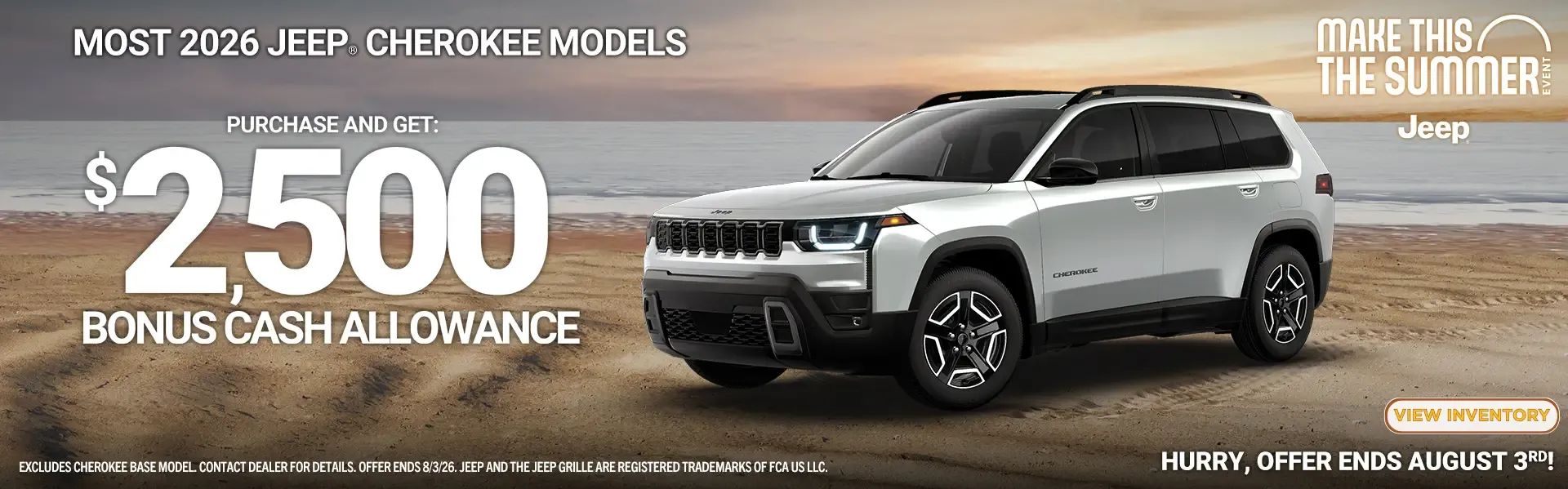 New 2026 Jeep Cherokee Special