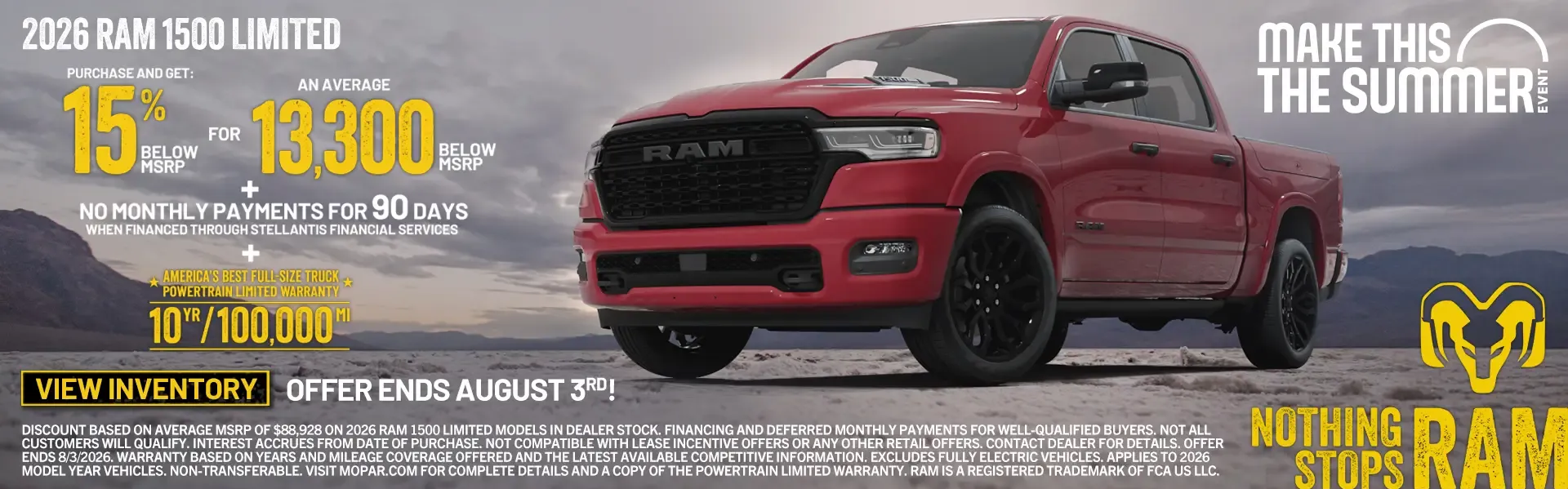 New 2026 Ram 1500 Special