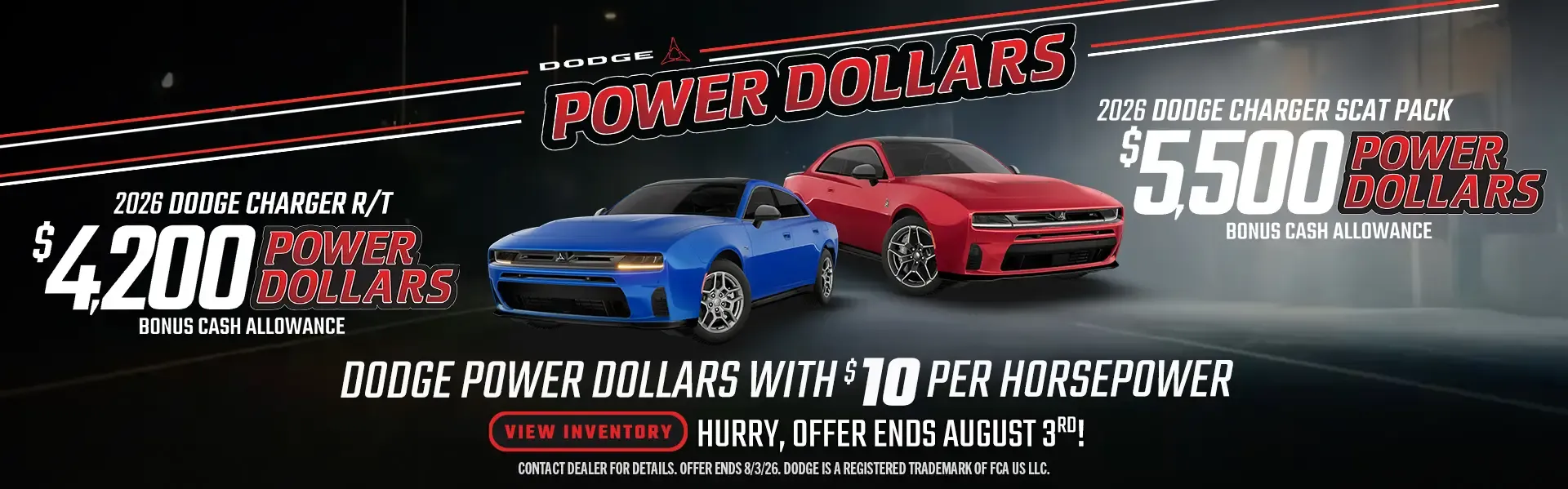 New Dodge Charger Special