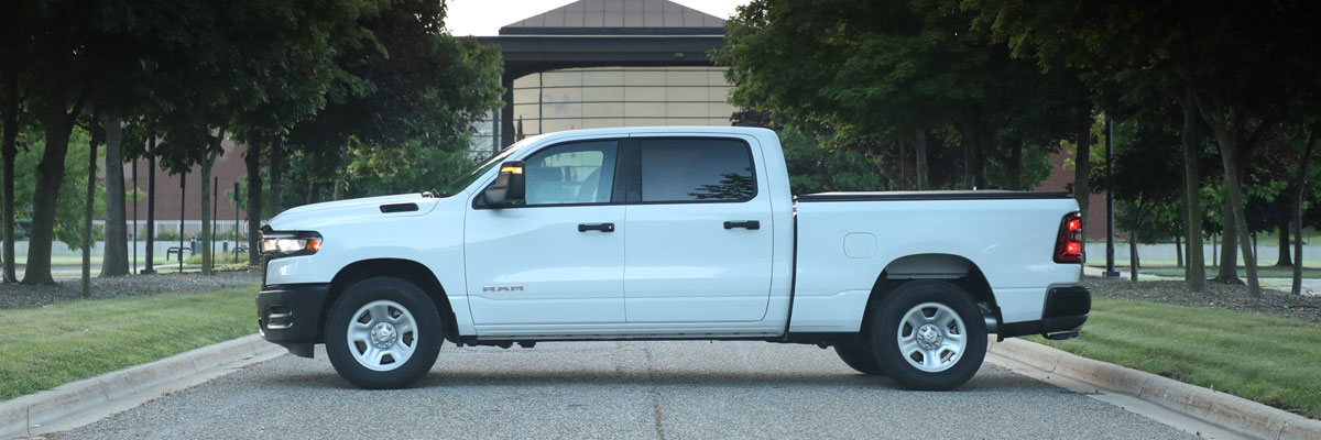 White 2026 RAM 1500 Pickup Truck