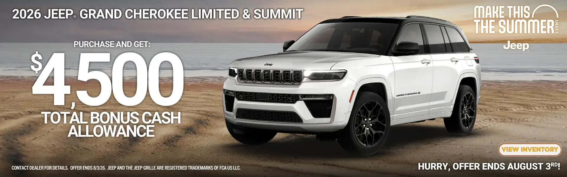 New 2026 Jeep Grand Cherokee Special