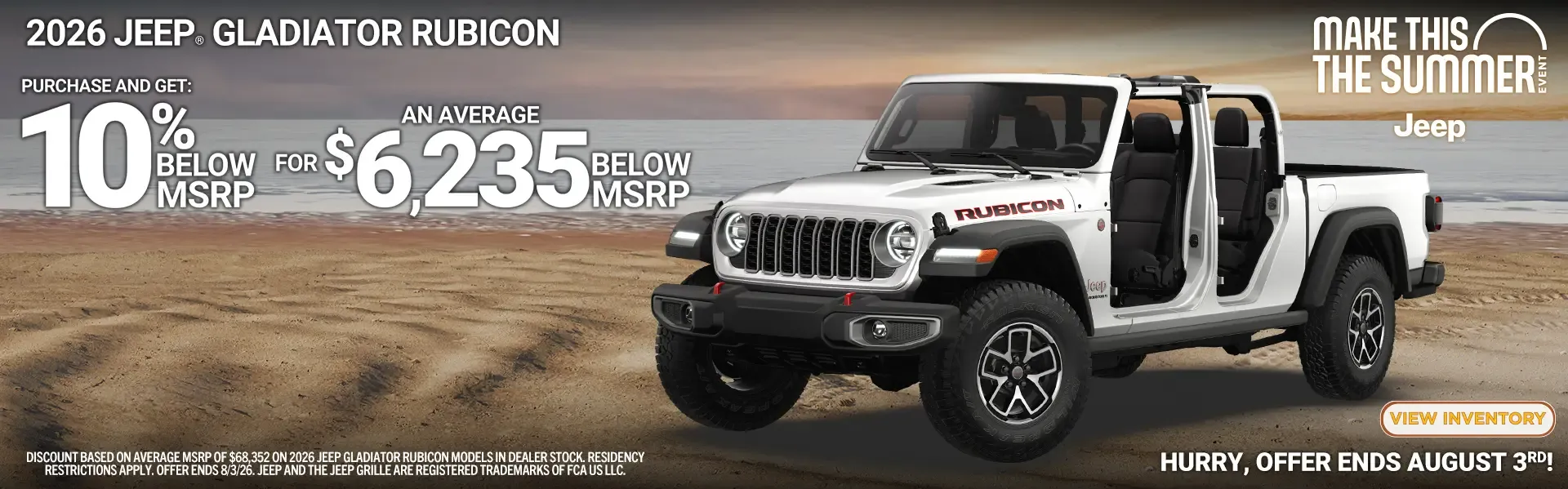 New 2026 Jeep Gladiator Special