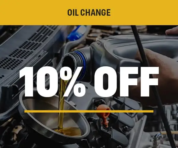 Coupon for Oil Service Special 10% Off Oil Change