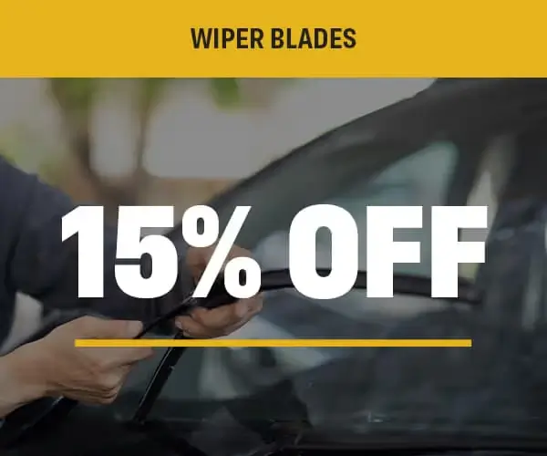 Coupon for Wiper Blades 15% Off