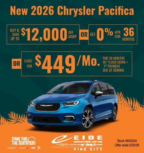 2026 Chrysler Pacifica Lease