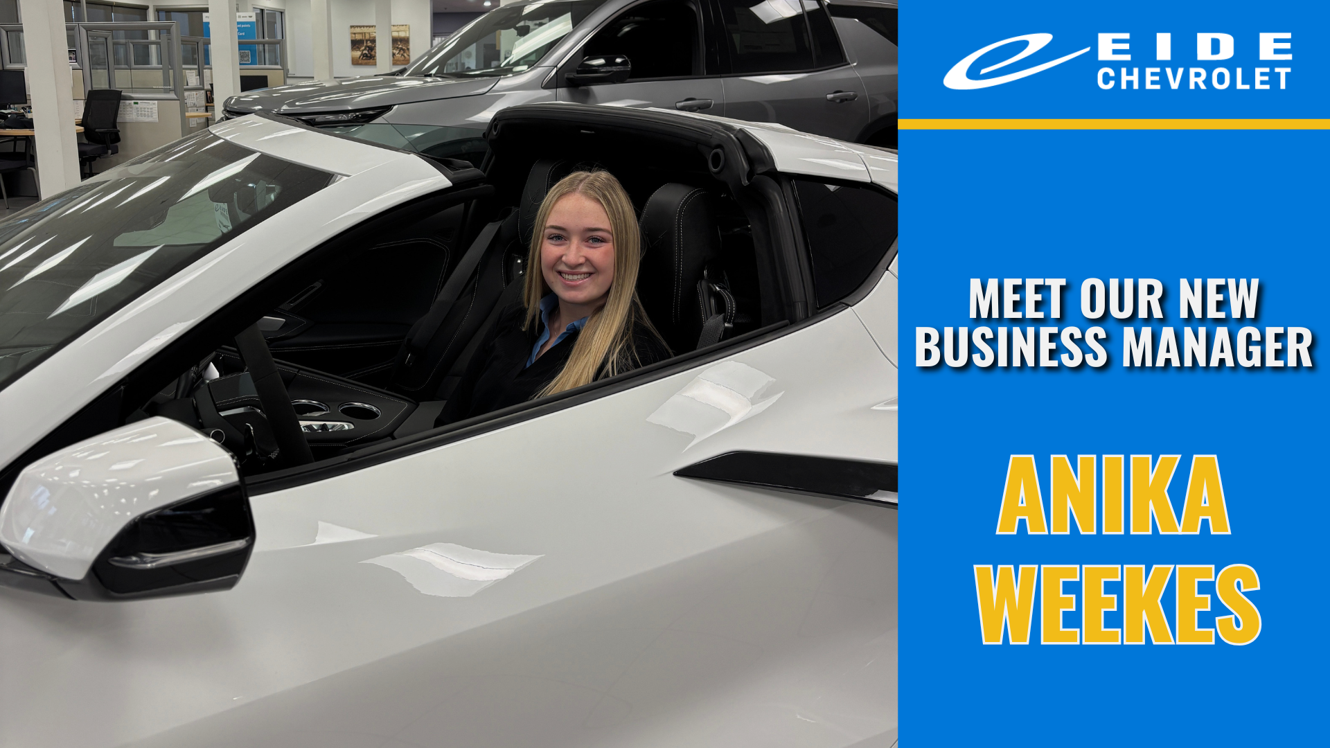 Meet our new Business Manager, Anika Weekes!