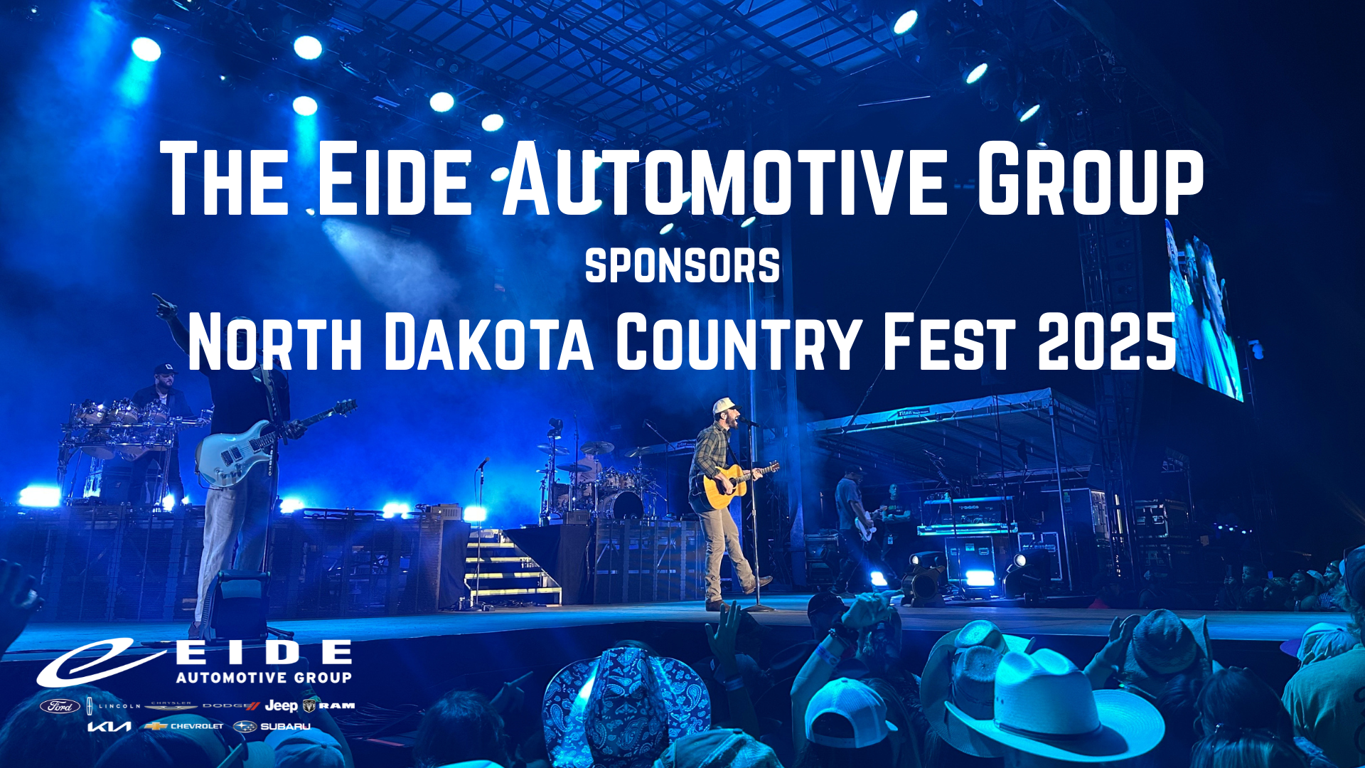 The Eide Automotive Group sponsors North Dakota Country Fest 2025