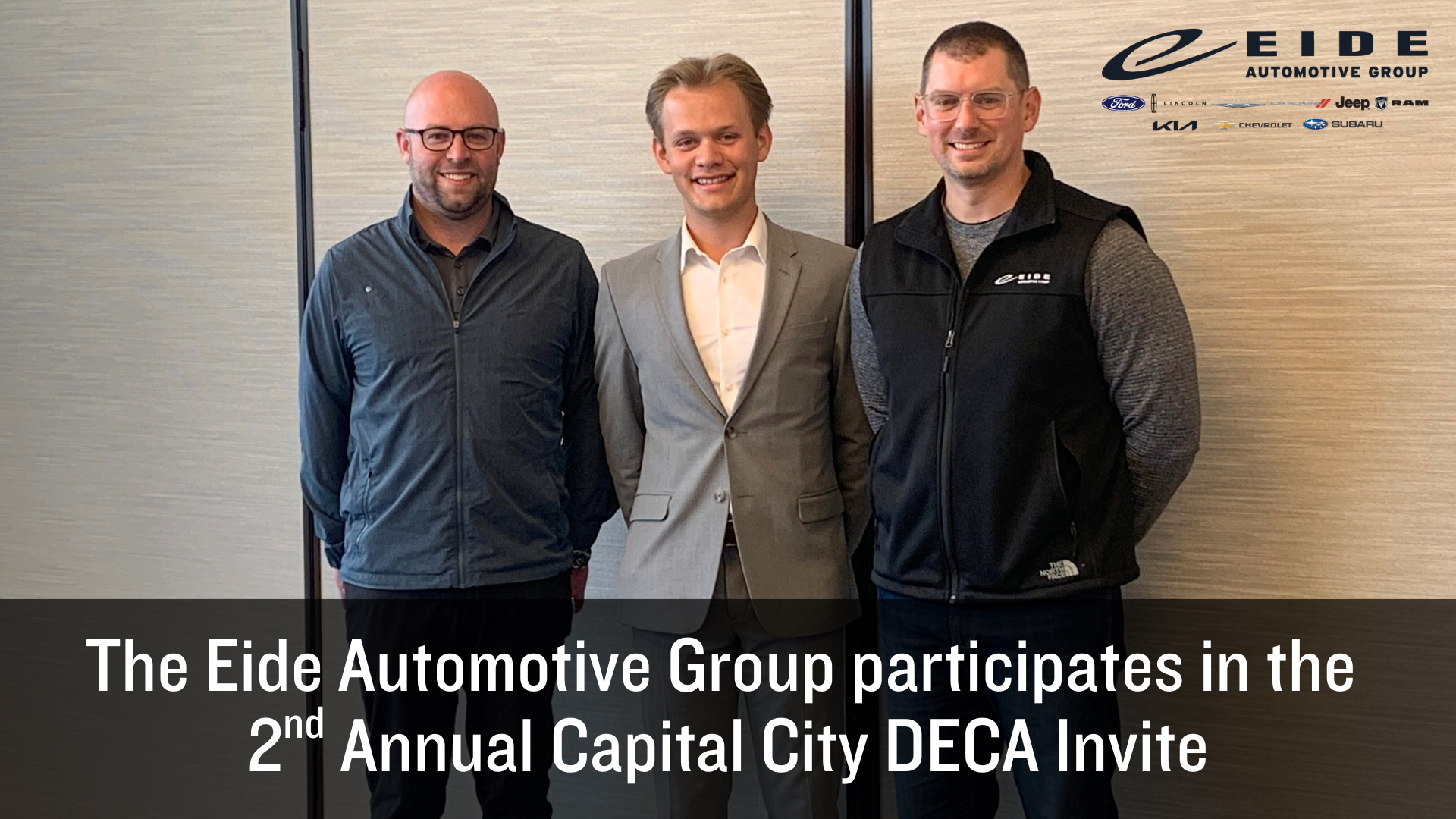 The Eide Automotive Group participates in the 2nd Annual Capital City DECA Invite