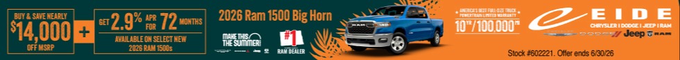 Save Big on New Ram 1500's
