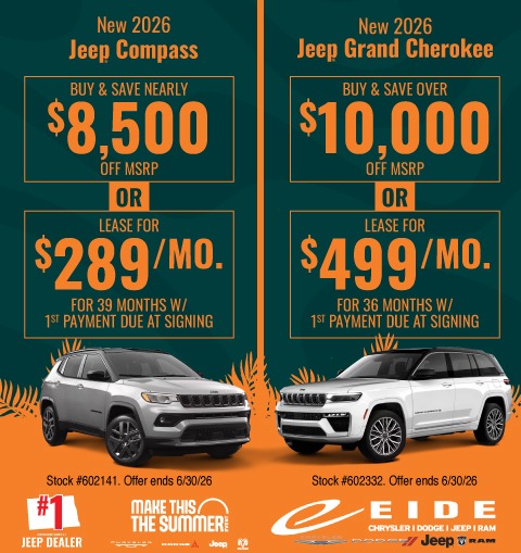 Save big on new 2026 Jeeps