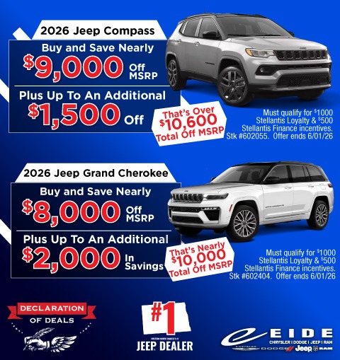 Save big on new 2026 Jeeps