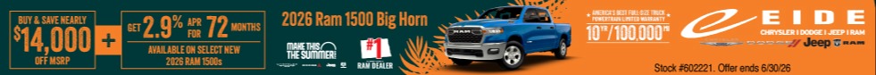 Save Big on New Ram 1500's