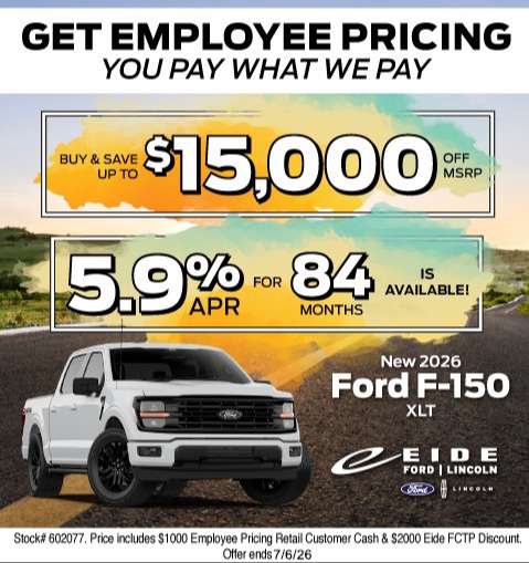 2026 Ford F-150 Lease Specials