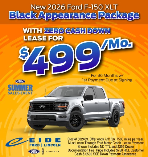 2026 Ford F-150 Lease Specials