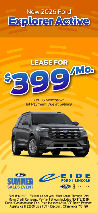 Ford Explorer Lease Specials
