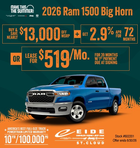 2026 RAM 1500 Lease