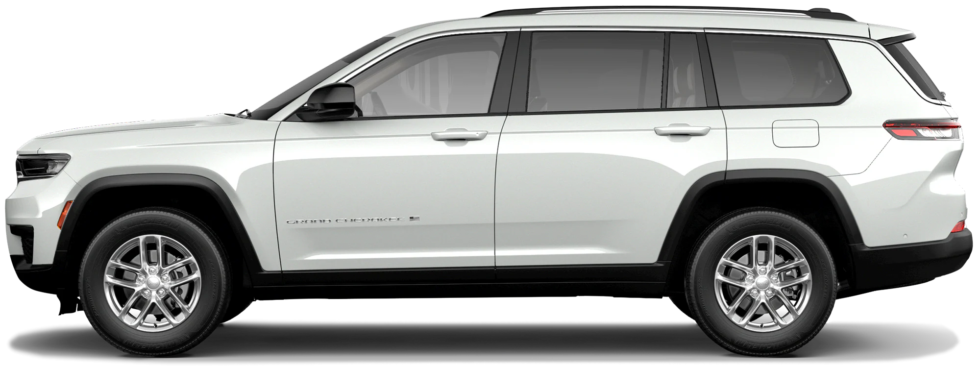 White Jeep Grand Cherokee L on sale at Eide Chrysler St. Cloud in St Cloud MN.