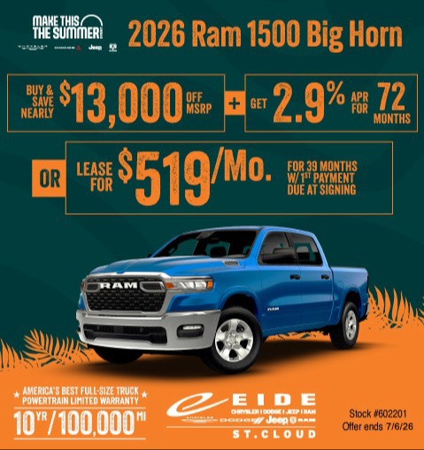 2026 RAM 1500 Lease