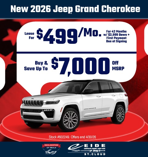 2026 Jeep Grand Cherokee Lease