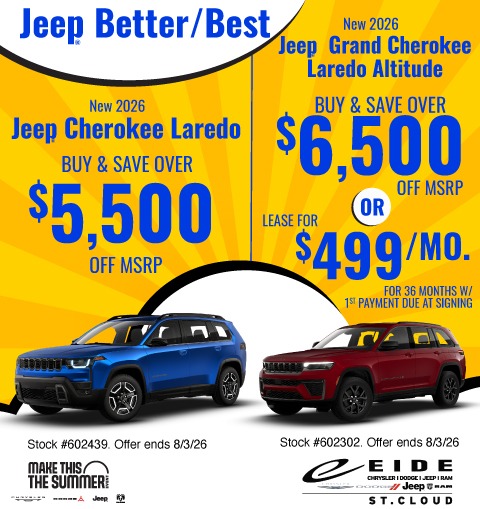 2026 Jeep Cherokee & Grand Cherokee Lease